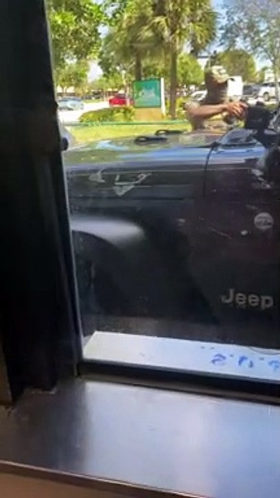 Sheriffs Bust Drive Through Customer