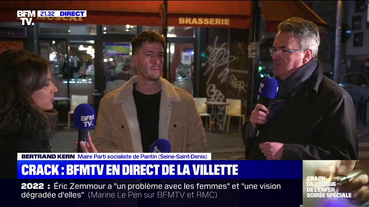Bertrand Kern, maire de Pantin: "Le crack est un problème de santé publique, c'est à l'État d'intervenir et de venir en aide à ces pauvres gens"