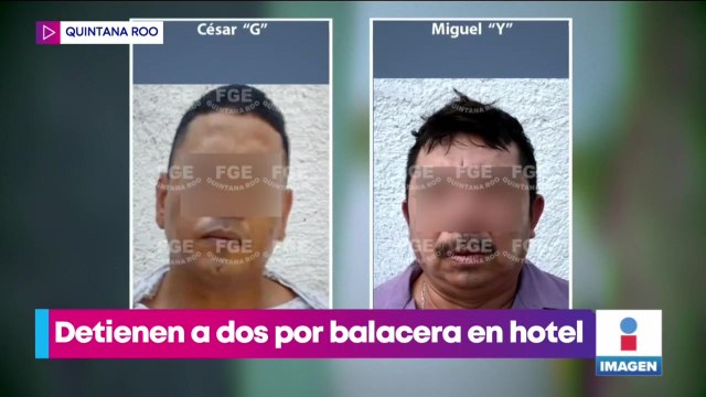 Detienen a dos implicados en la balacera de Quintana Roo