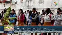 Cuba: Avanza el retorno a clases presenciales tras vacunación anticovid