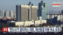 '펀드사기' 옵티머스 대표, 재산동결 처분 취소 요청