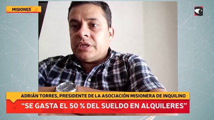 “Se gasta el 50 % del sueldo en alquileres”