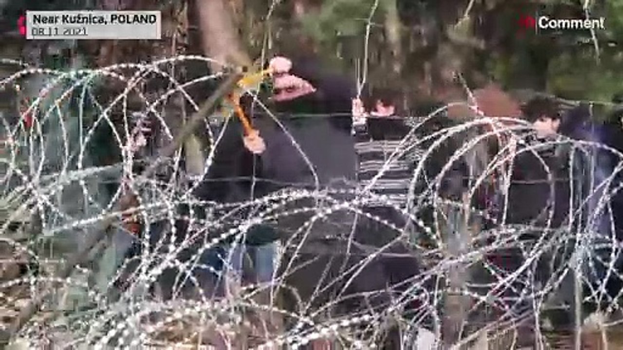 Tausende Migranten an EU-Grenze zwischen Belarus und Polen