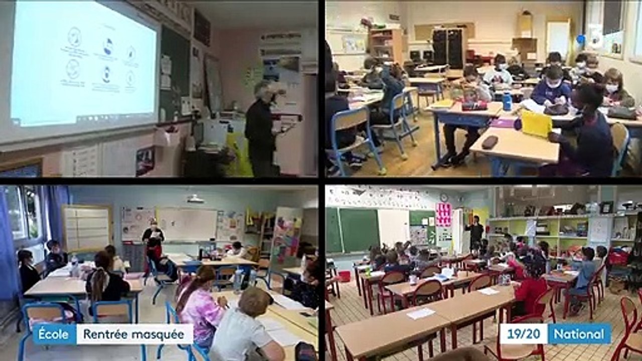 Covid-19 : une rentrée scolaire sous le signe du masque sanitaire pour 40 départements