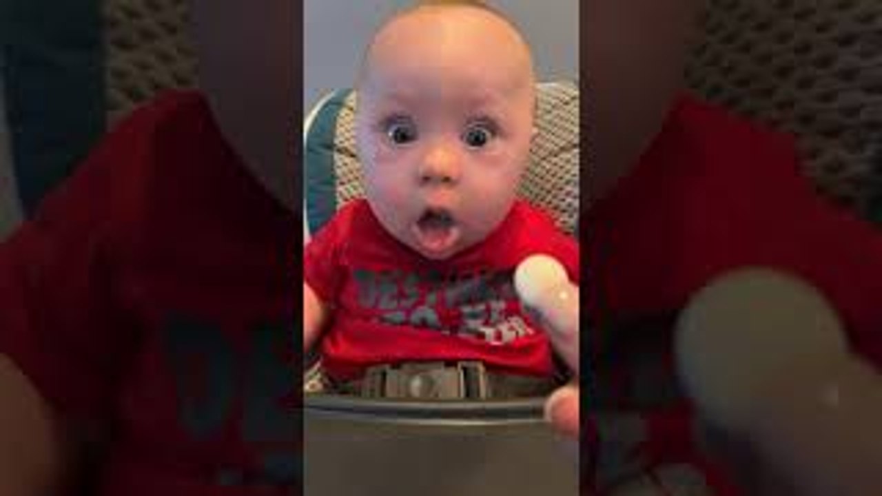 Baby with Down Syndrome Loves Yogurt Melts