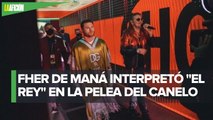 Canelo Álvarez entra con _El Rey_ a su pelea contra Caleb Plant