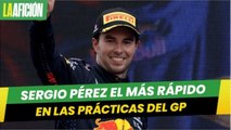 Sergio Pérez, el piloto más rápido en las terceras prácticas libres del Gran Premio de México 2021