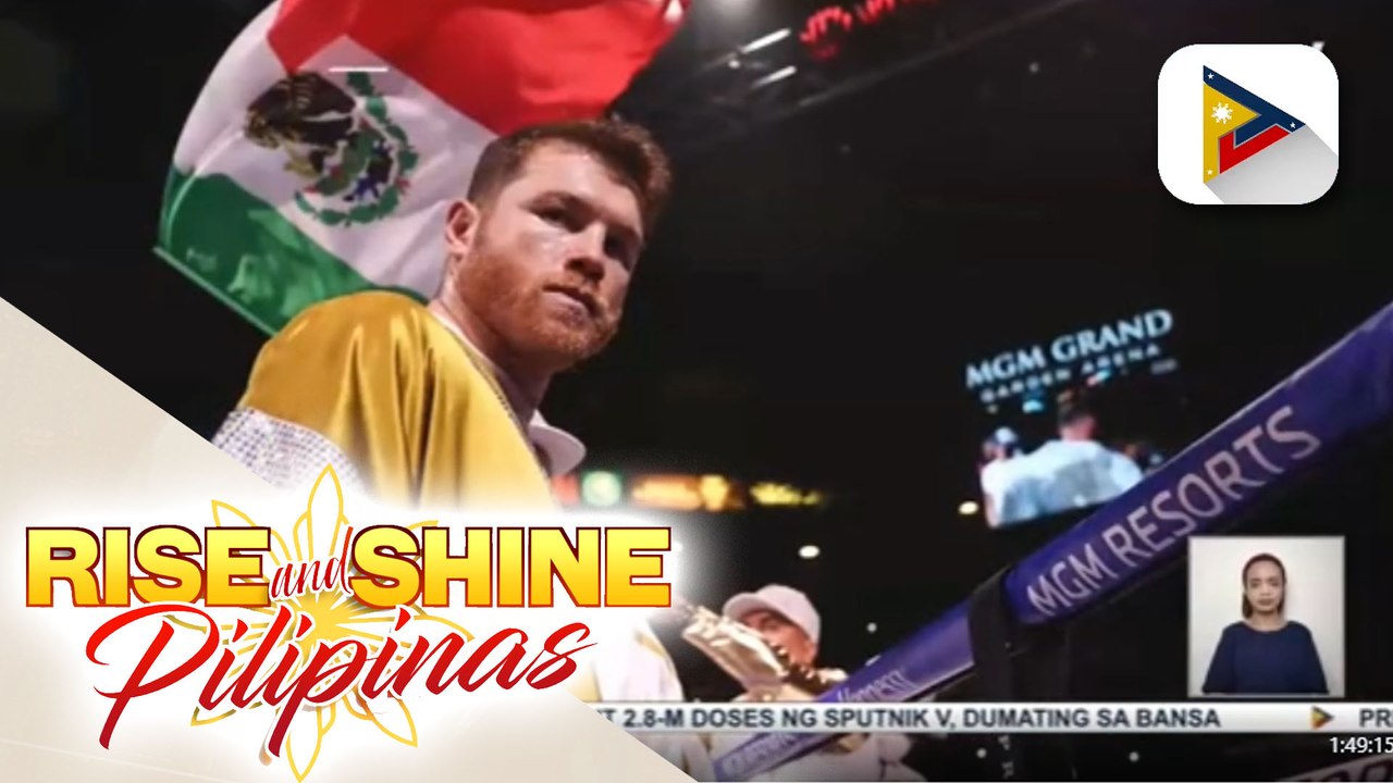 Canelo, dinispatsa si Plant para maging undisputed Super Middleweight World Champion