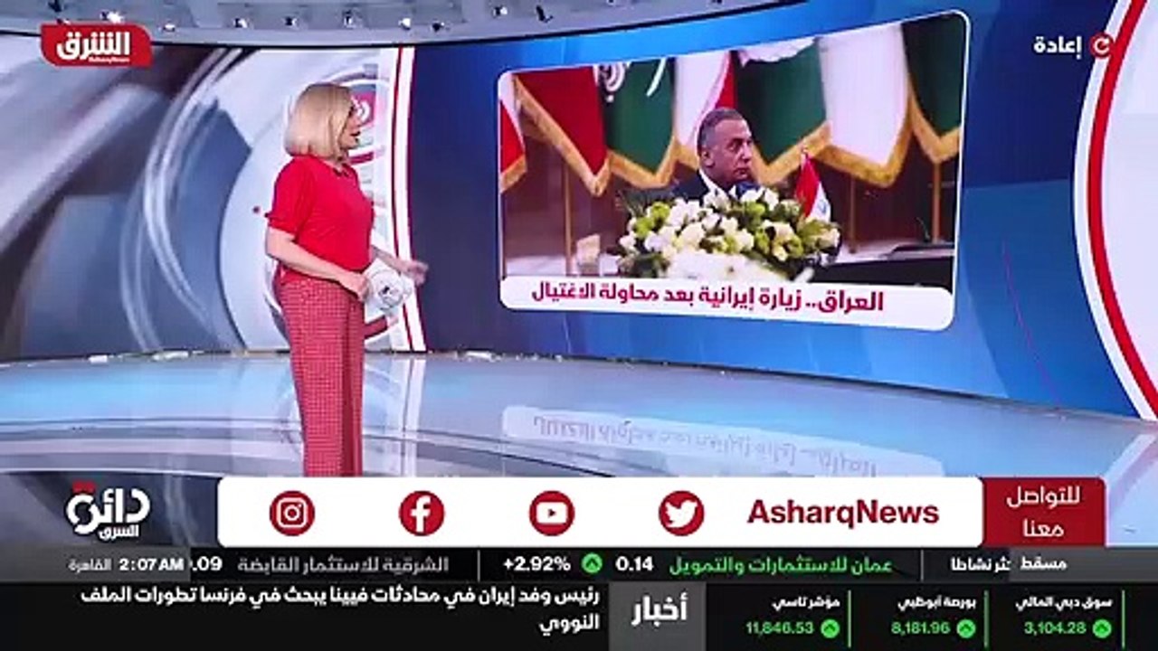 ...بين ايران واسرائيل يفكر معنا في هذا الجو...