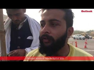 Different Moods At Farmers Protest Sites