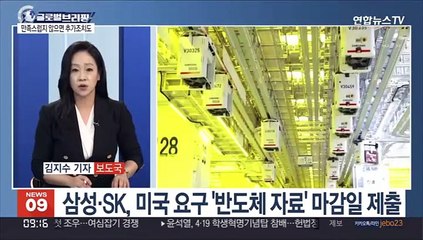 下载视频: [김지수의 글로벌브리핑] 삼성·SK, 미국 요구 '반도체 자료' 마감일 제출 外