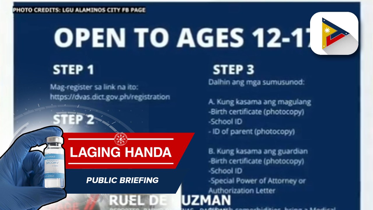 LGU Alaminos City, nagsimula na sa pagbabakuna sa mga kabataang edad 12-17 taong gulang