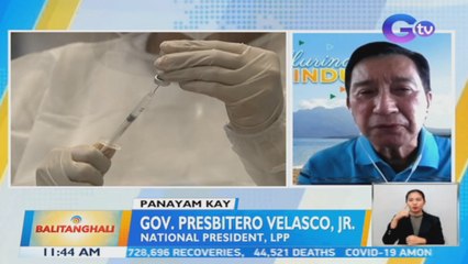 Panayam kay Gov. Presbitero Velasco, Jr., national president, LPP  | BT