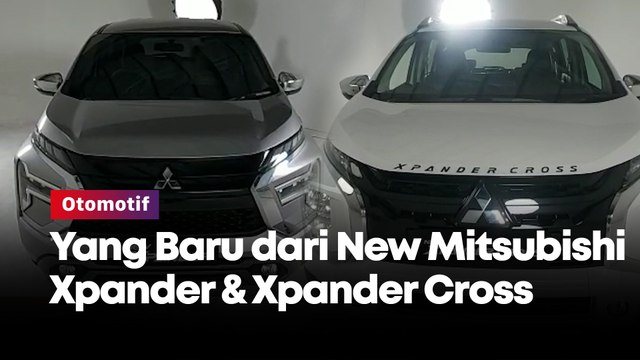 Tampilan Seru New Mitsubishi Xpander dan New Mitsubishi Xpander Cross Setelah Dapat Penyegaran