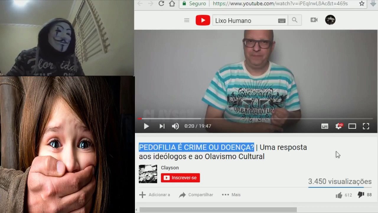 CLAYSON E A GRIPE DA PEDOFILIA