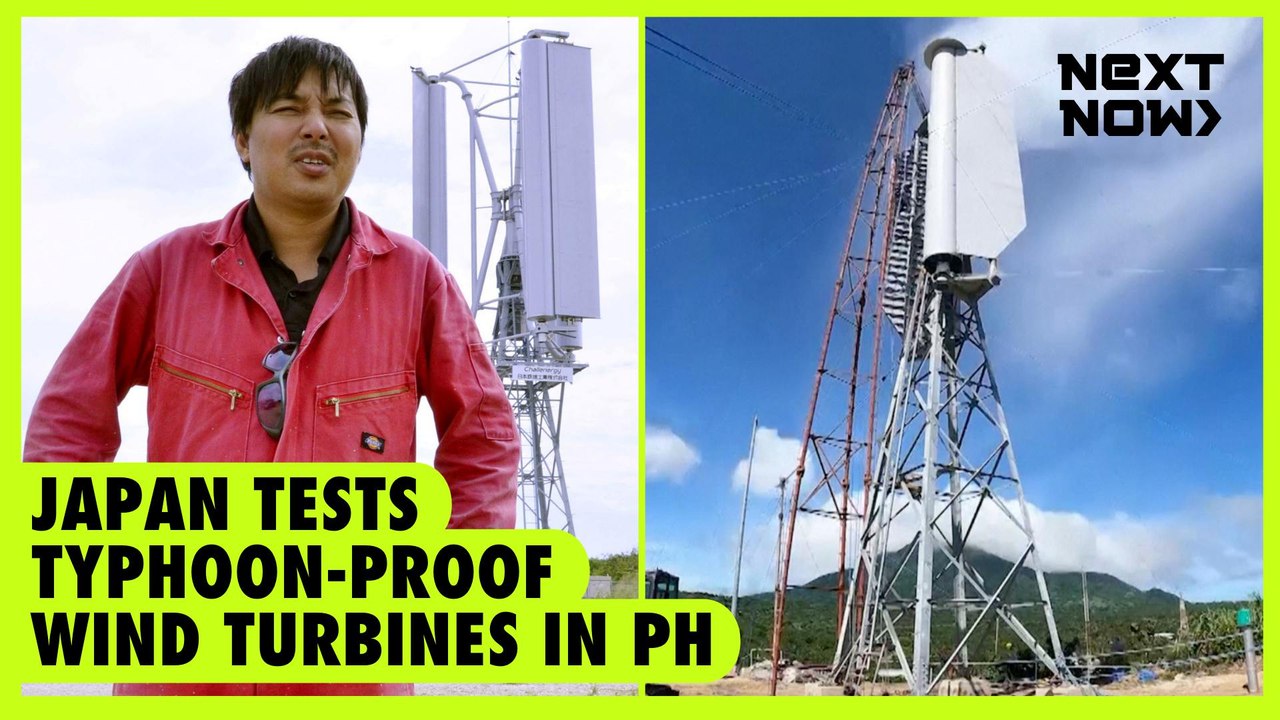 Japan tests typhoon-proof wind turbines in PH | NEXT NOW