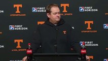 Josh Heupel Discusses Tennessee Concluding Internal Investigation