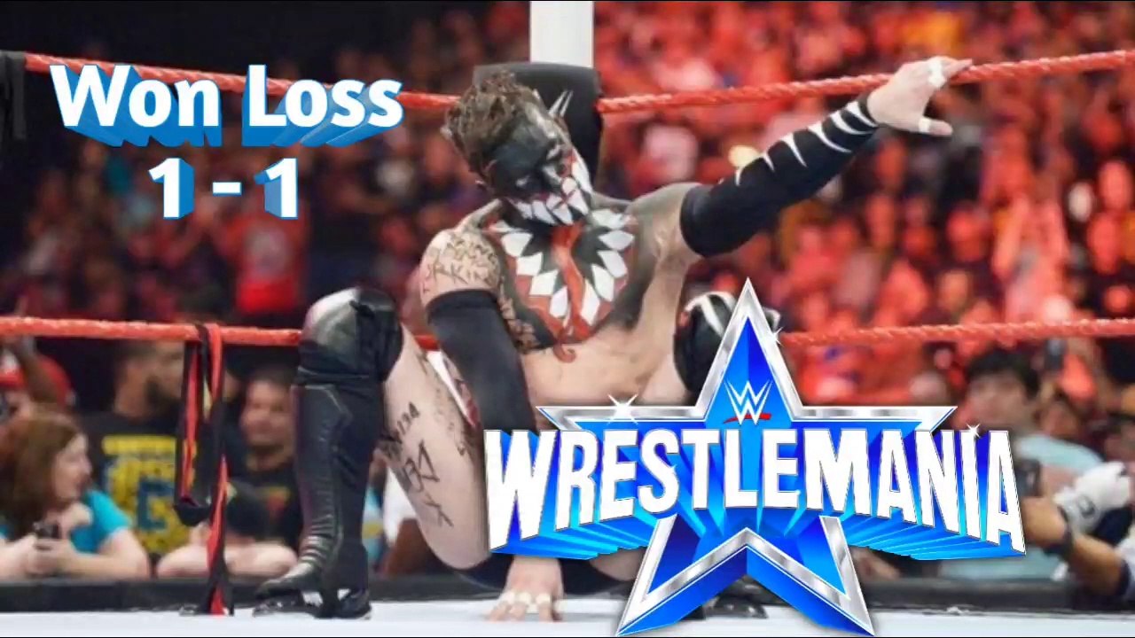 Finn Balor WrestleMania Win & Loss