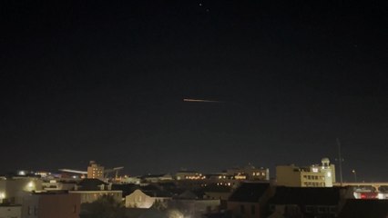 La capsule de Thomas Pesquet filmée dans le ciel de Louisiane lors de son retour sur Terre