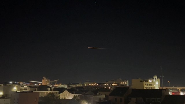 La capsule de Thomas Pesquet filmée dans le ciel de Louisiane lors de son retour sur Terre