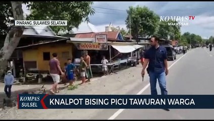 Knalpot Bising Picu Tawuran Warga