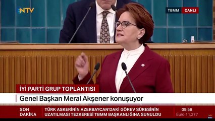 Akşener Erdoğan videosunu izletti, NTV'de yayın kesildi