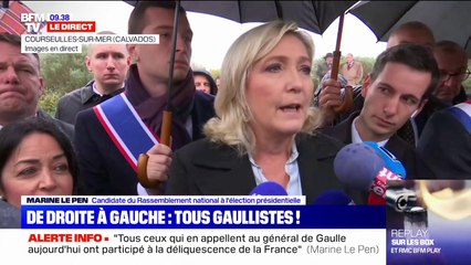 Marien Le Pen: "Tous ceux qui en appellent au général de Gaulle aujourd'hui ont une responsabilité dans la déliquescence" de la France