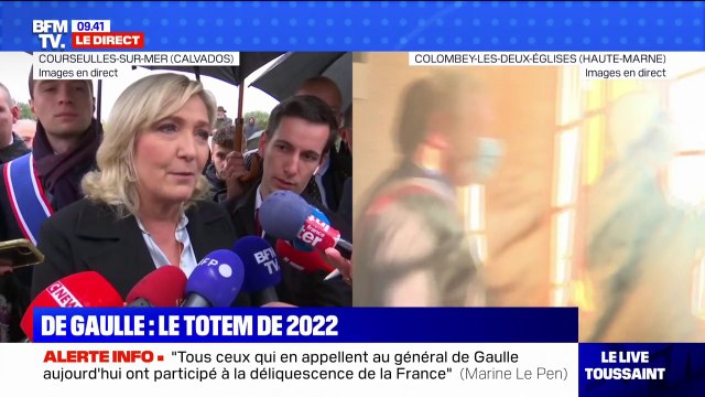 Héritage de de Gaulle: Marine Le Pen appelle Éric Zemmour à un peu de modestie