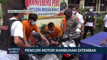 Polisi Tembak Pelaku Curanmor Kambuhan di Medan