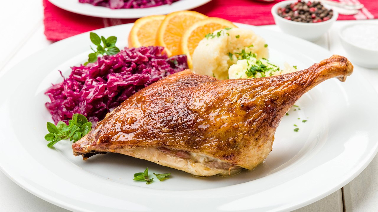 Deutscher gänsebraten kommt meist aus osteuropa