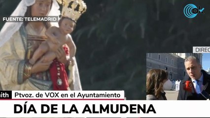 Ortega Smith: "Le pido a la Almudena que nos dé fuerzas para que el comunismo no vuelva a Madrid"