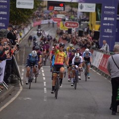 Women's Tour 2021 stage one finish video