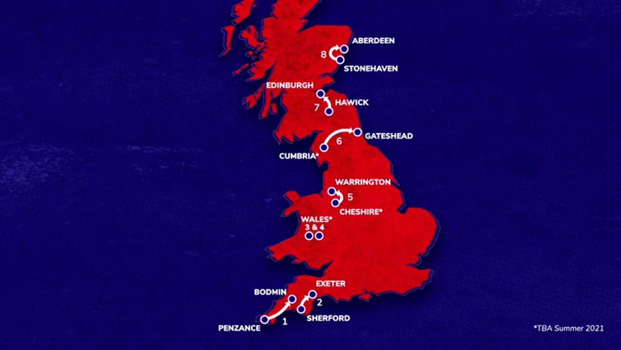 Tour of Britain 2021 route reveal