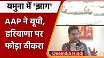 Yamuna Toxic Foam: Raghav Chadha बोले- UP और Haryana यमुना को कर रहे हैं गंदा | वनइंडिया हिंदी