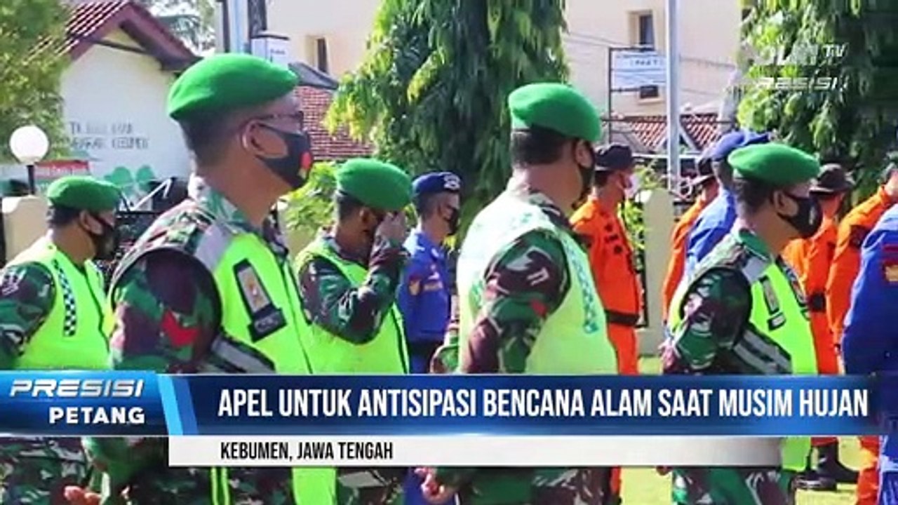 Curah Hujan Mulai Tinggi, Polres Kebumen Gelar Apel Kesiapsiagaan Bencana