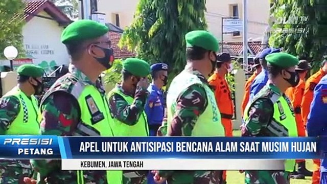 Curah Hujan Mulai Tinggi, Polres Kebumen Gelar Apel Kesiapsiagaan Bencana