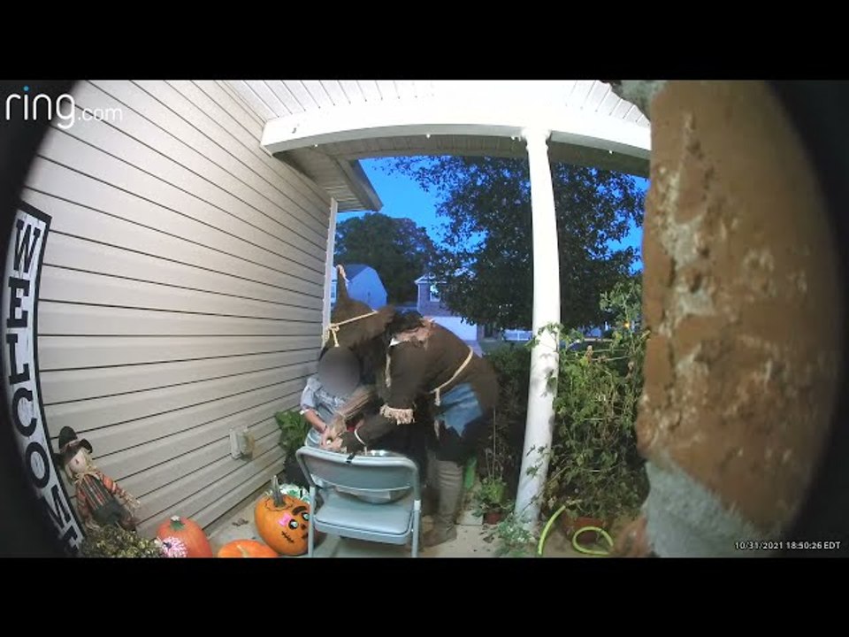 Greedy Mom Caught on Camera Emptying Candy Bowl