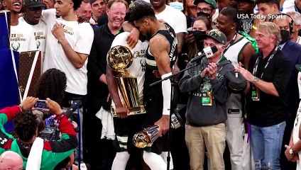 2021 NBA Champion Milwaukee Bucks visit the WH