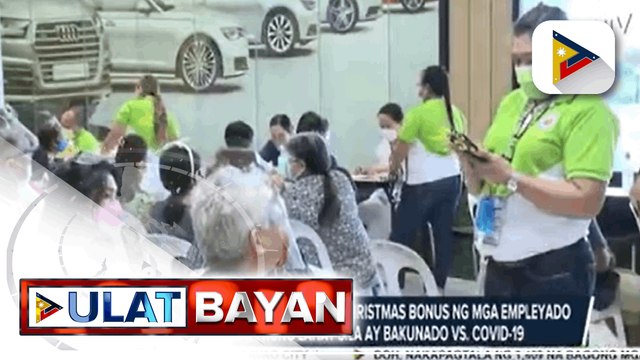Cebu City LGU, ibibigay lang ang Christmas Bonus ng mga empleyado ng City Hall kung lahat sila ay bakunado vs. COVID-19; Palasyo: Christmas Bonus, discretionary lamang at pwedeng gawin bilang insentibo