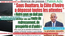 Le Titrologue du 09 Novembre 2021 - Patrick Achi - « Sous Ouattara, la Côte d’Ivoire a dépassé toutes les attentes »