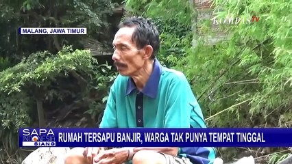 Kisah Pilu Rohman yang Kehilangan Rumah Karena Tersapu Banjir Bandang Malang