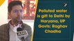 Polluted water is gift to Delhi by Haryana, UP Govts: Raghav Chadha