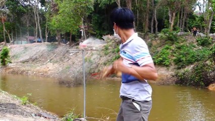 How TO Make The Wooden Axe with Powerful Slingshot Option | Slingshot vs Coca | EP 03