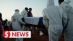 Mass burial held for Sierra Leone tanker explosion victims