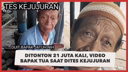 Ditonton 21 Juta Kali, Video Bapak Tua Saat Dites Kejujuran, Publik Nangis Terharu
