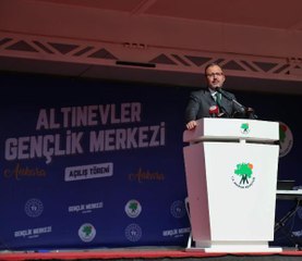 Download Video: Bakan Kasapoğlu, Altınevler Mahallesi Gençlik Merkezi'nin açılışını yaptı Açıklaması