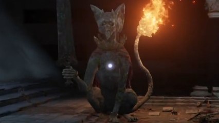 Chien de garde de l'arbre des défunts Elden Ring : le boss des Catacombes tempétueuses