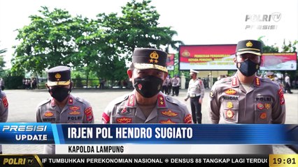 PRESISI Update 19.00 WIB : 149 Anggota Berprestasi Diganjar Reward Oleh Kapolda Lampung.