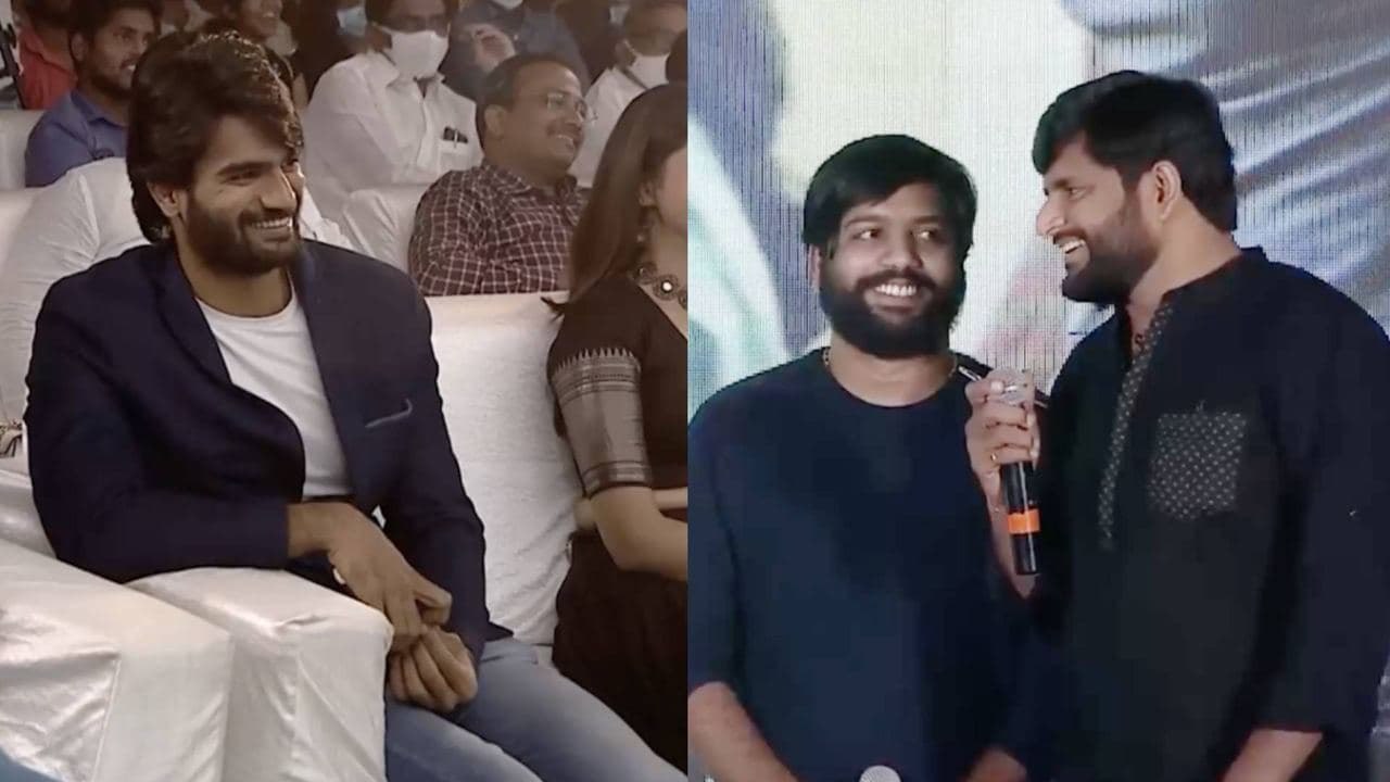 Harsha And Producers Fun At Raja Vikramarka Pre...