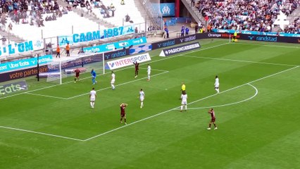 Marseille - Metz, Thomas Delaine Grenat du match
